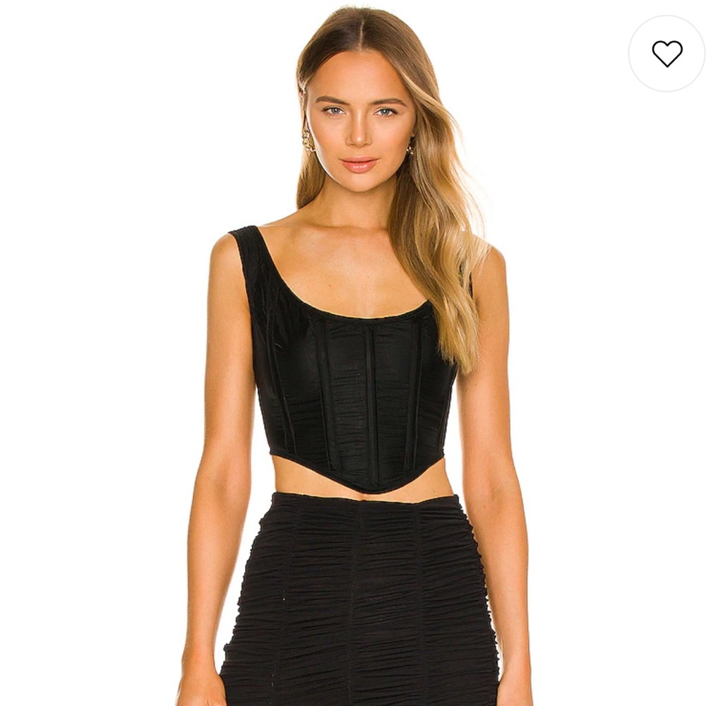 By Dyln Miller Corset Top in Black